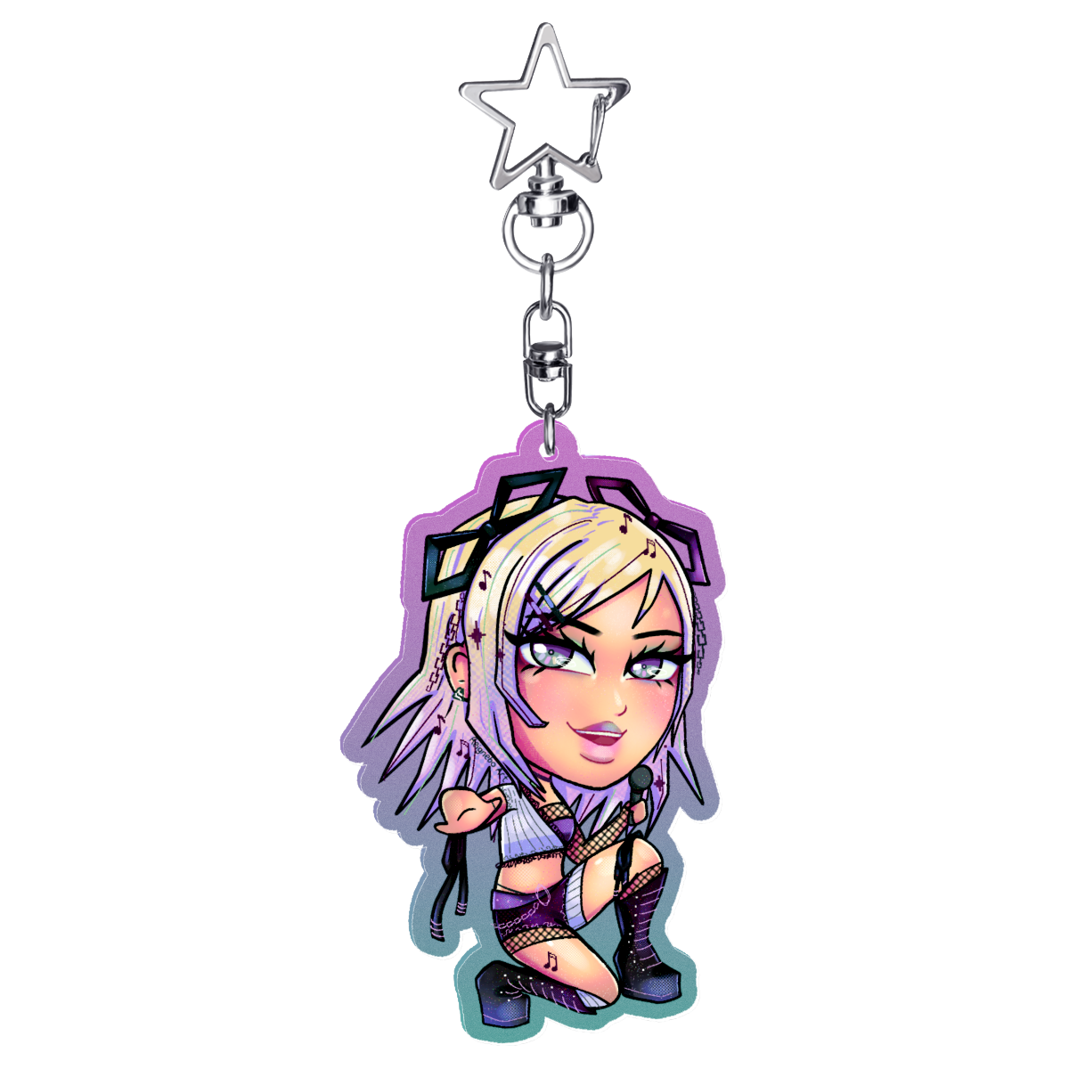 Fan Art: Rin Purple Diamond Charm