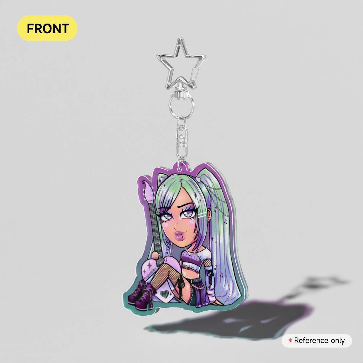 Fan Art: Miku Purple Diamond Charm