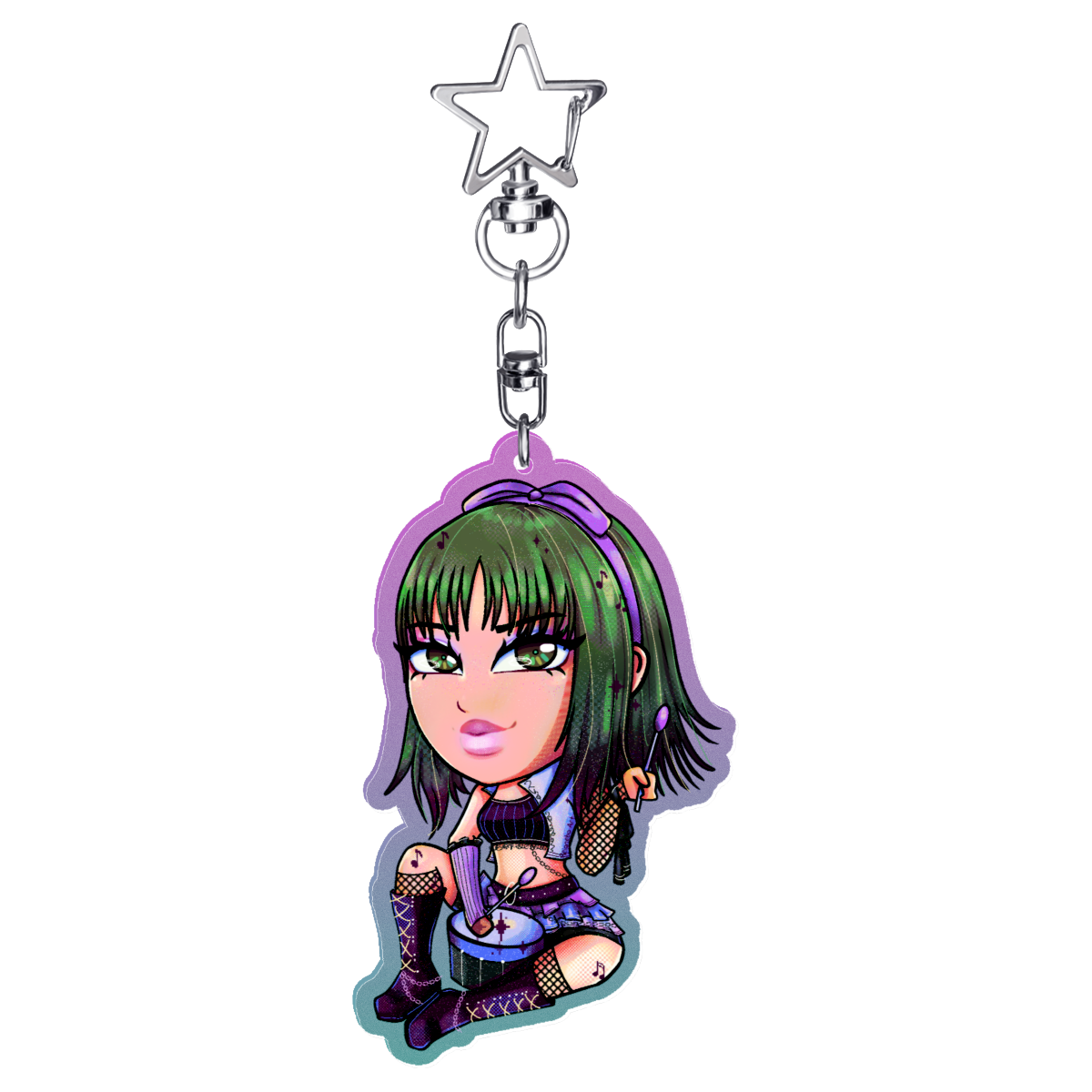 Fan Art: GUMI Purple Diamond Charm