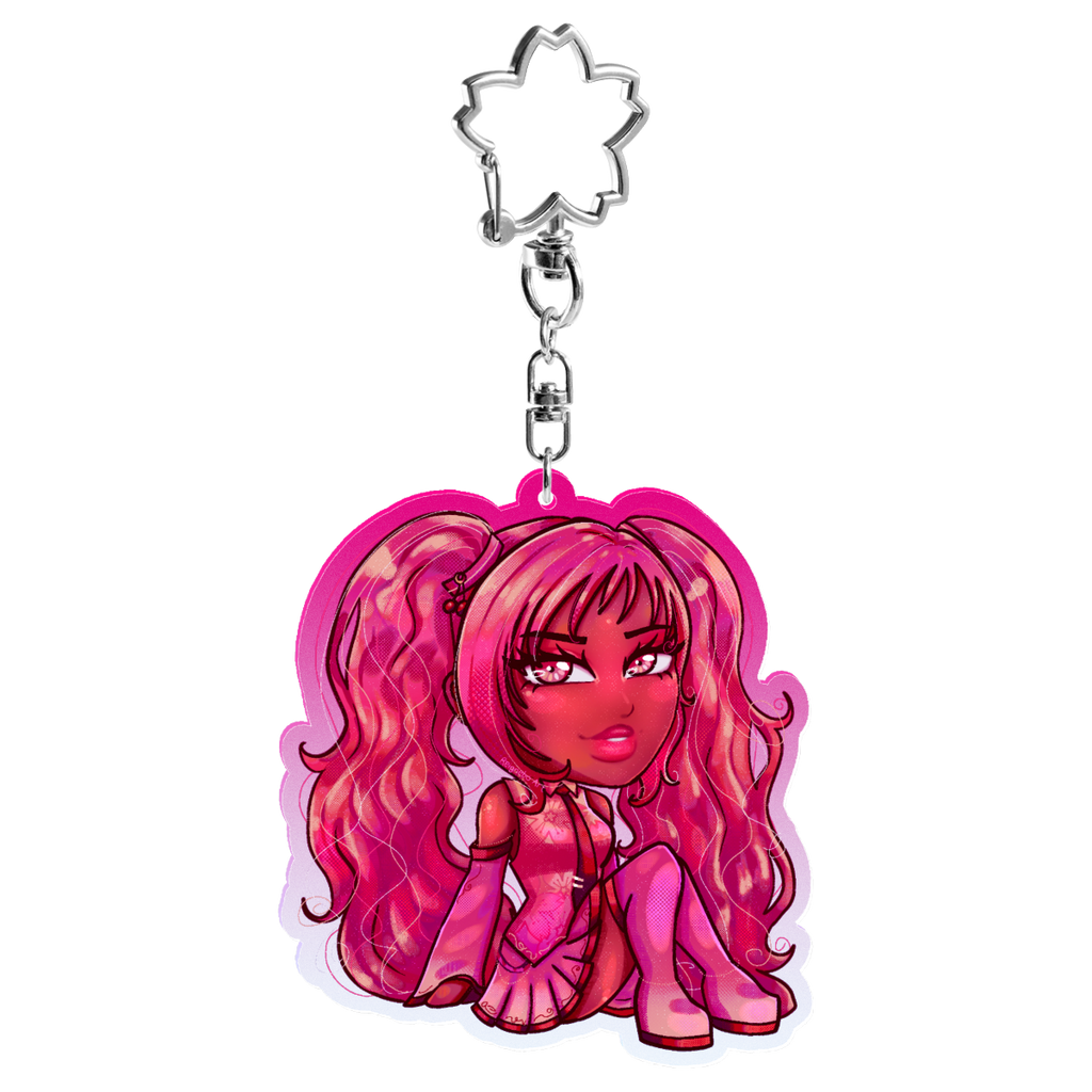 Fan Art: Curly Sakura Miku Charm