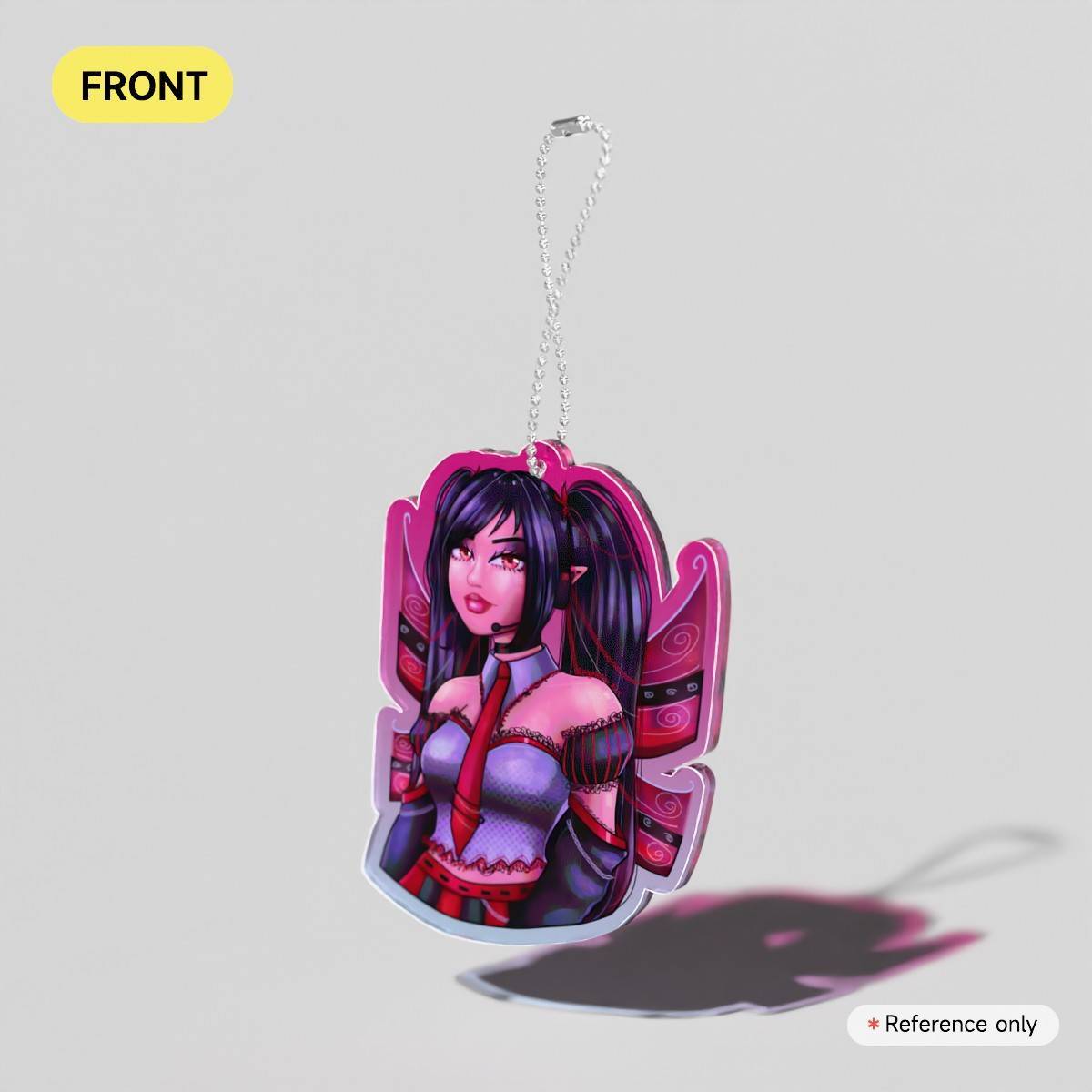 Fan Art: Dark Miku Fairy Bead Charm