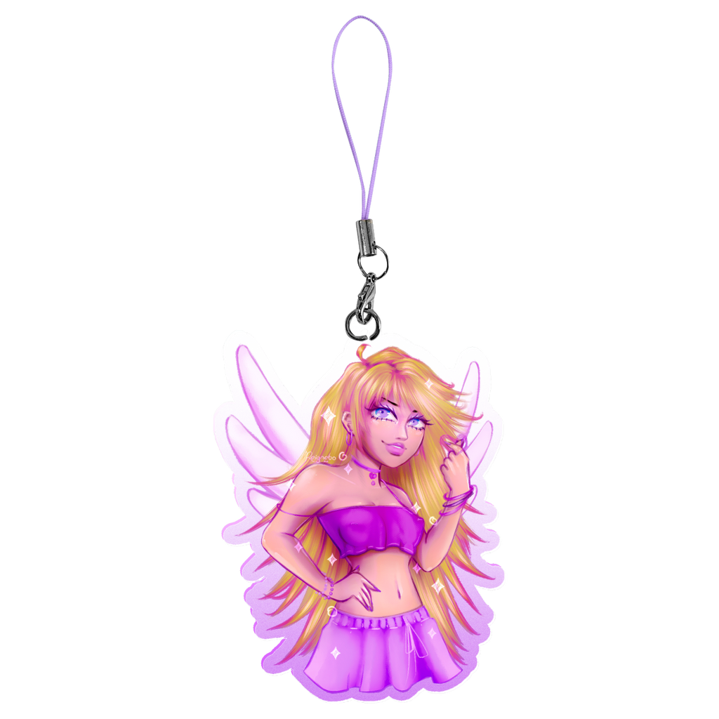 Fan Art: Purple Panty Lanyard Charm