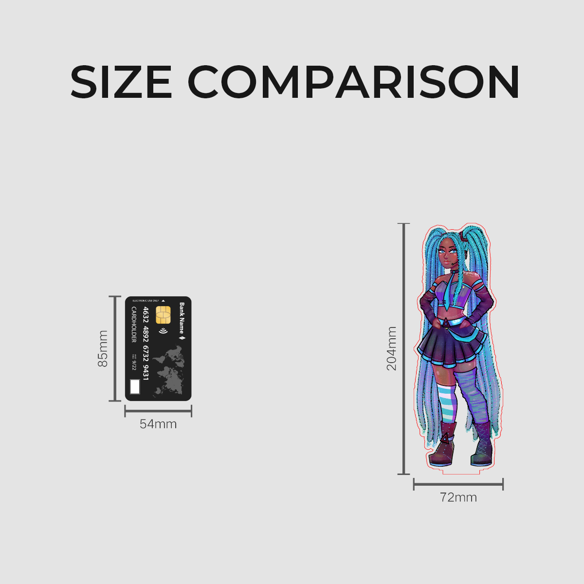 Fan Art: Locs Miku Standee