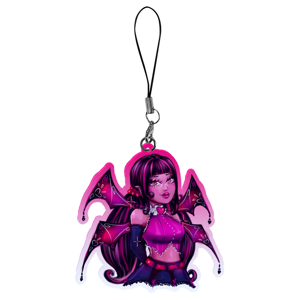 Fan Art: Draculaura Fae Lanyard Charm