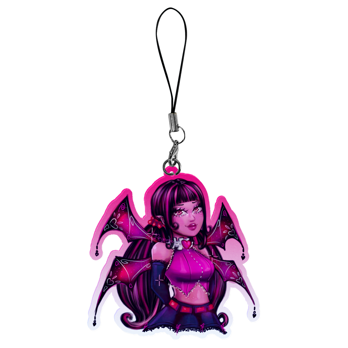 Fan Art: Draculaura Fae Lanyard Charm