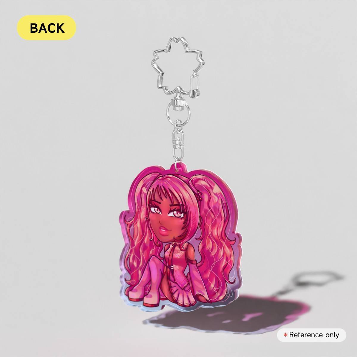 Fan Art: Curly Sakura Miku Charm
