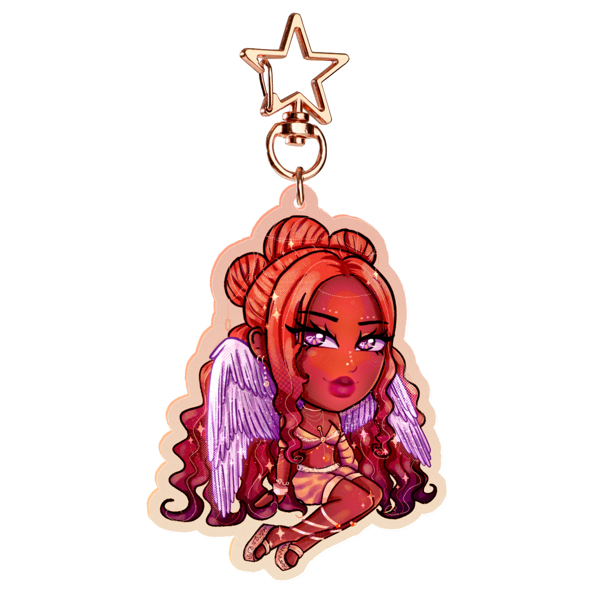 Mango Star Angel Charm ✧