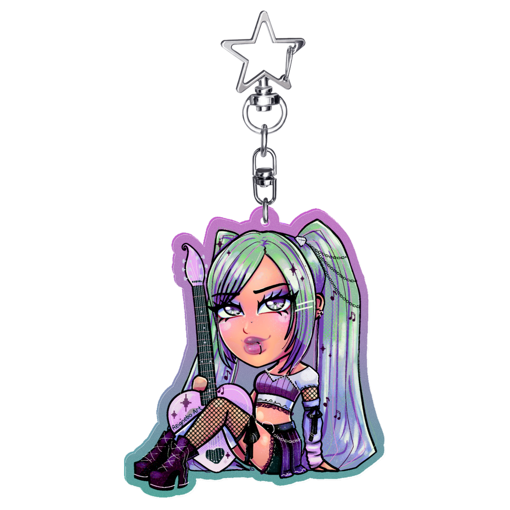Fan Art: Miku Purple Diamond Charm