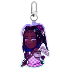 Purple Rose Divinity Angel Charm ✧