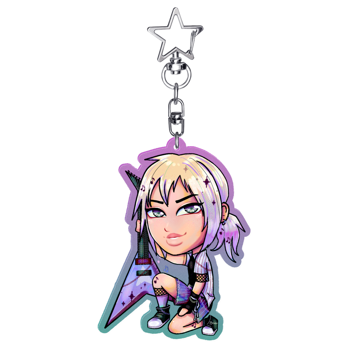 Fan Art: Len Purple Diamond Charm