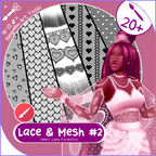 Lace & Mesh Brushes #2 ❤︎⁠ Infinite Painter