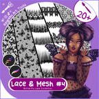 Lace & Mesh Brushes #4 ཐི༏ཋྀ ⁠Procreate