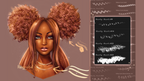 Premium Hair Brushes, Braids, Curls, Locs & Coils and More! • Procreate