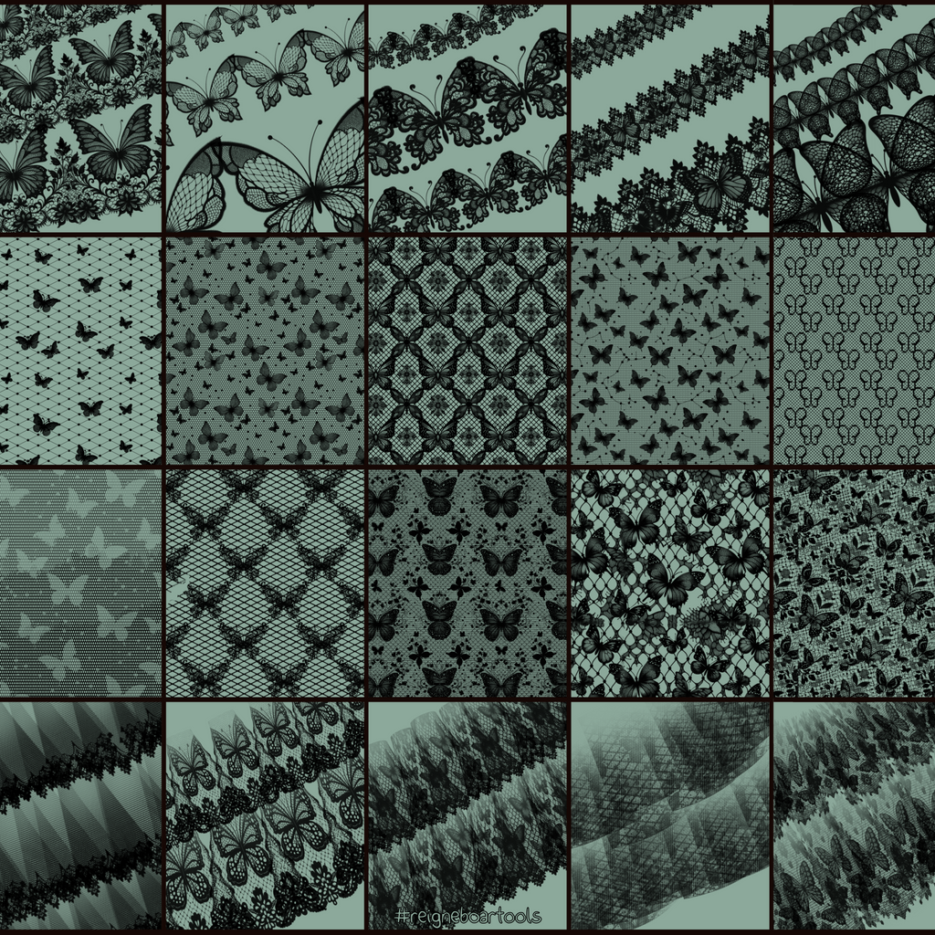 Lace & Mesh Brushes #4 ཐི༏ཋྀ ⁠Procreate