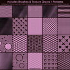 Lace & Mesh Brushes #1 • Photoshop, +