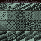 Lace & Mesh Brushes #4 ཐི༏ཋྀ ⁠Photoshop, +
