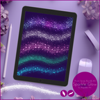 Glitter Pen & Unique Original Shimmer & Sparkle Brushes! • Procreate