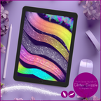 Glitter Chalk & Unique Original Shimmer Watercolor Brushes! • Procreate