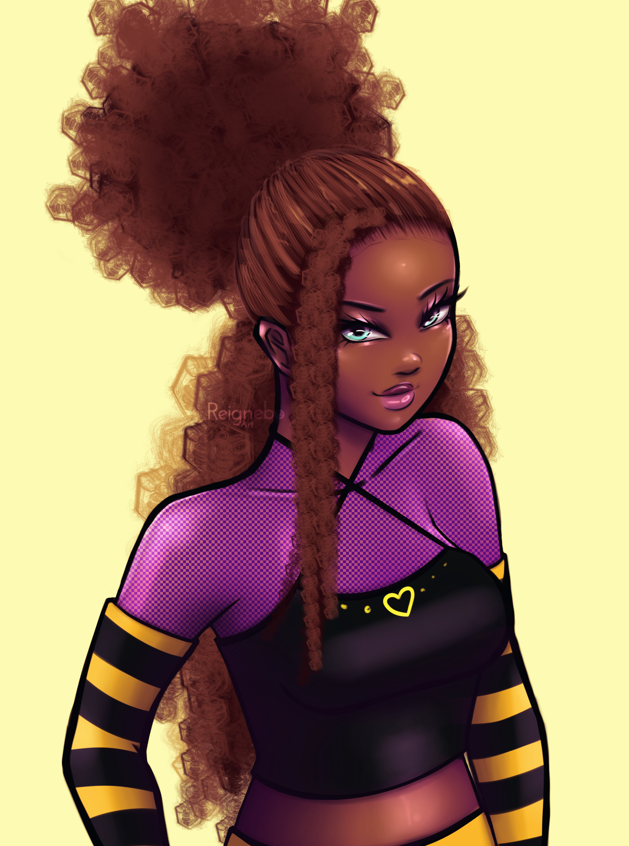 Fantasy Solid Hair Brushes, Braids, Curls, Locs & Coils • Photoshop, +