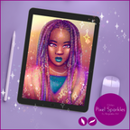 HQ Pixel Glitter Brushes ✦ Procreate