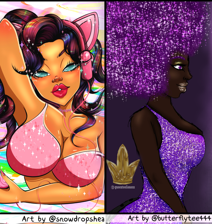 HQ Pixel Glitter Brushes ✦ Photoshop, +