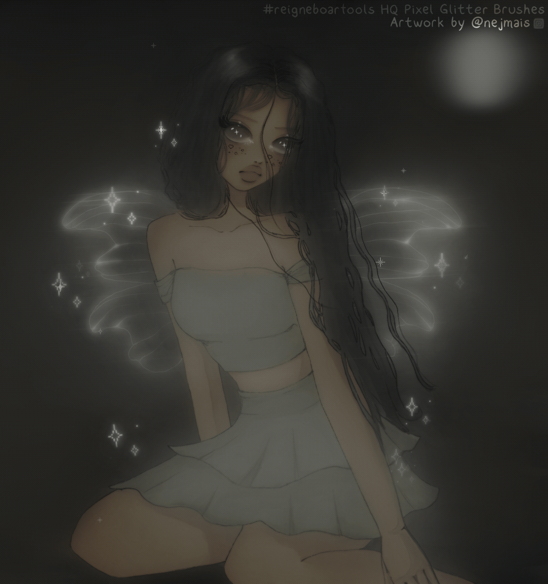 HQ Pixel Glitter Brushes ✦ Photoshop, +