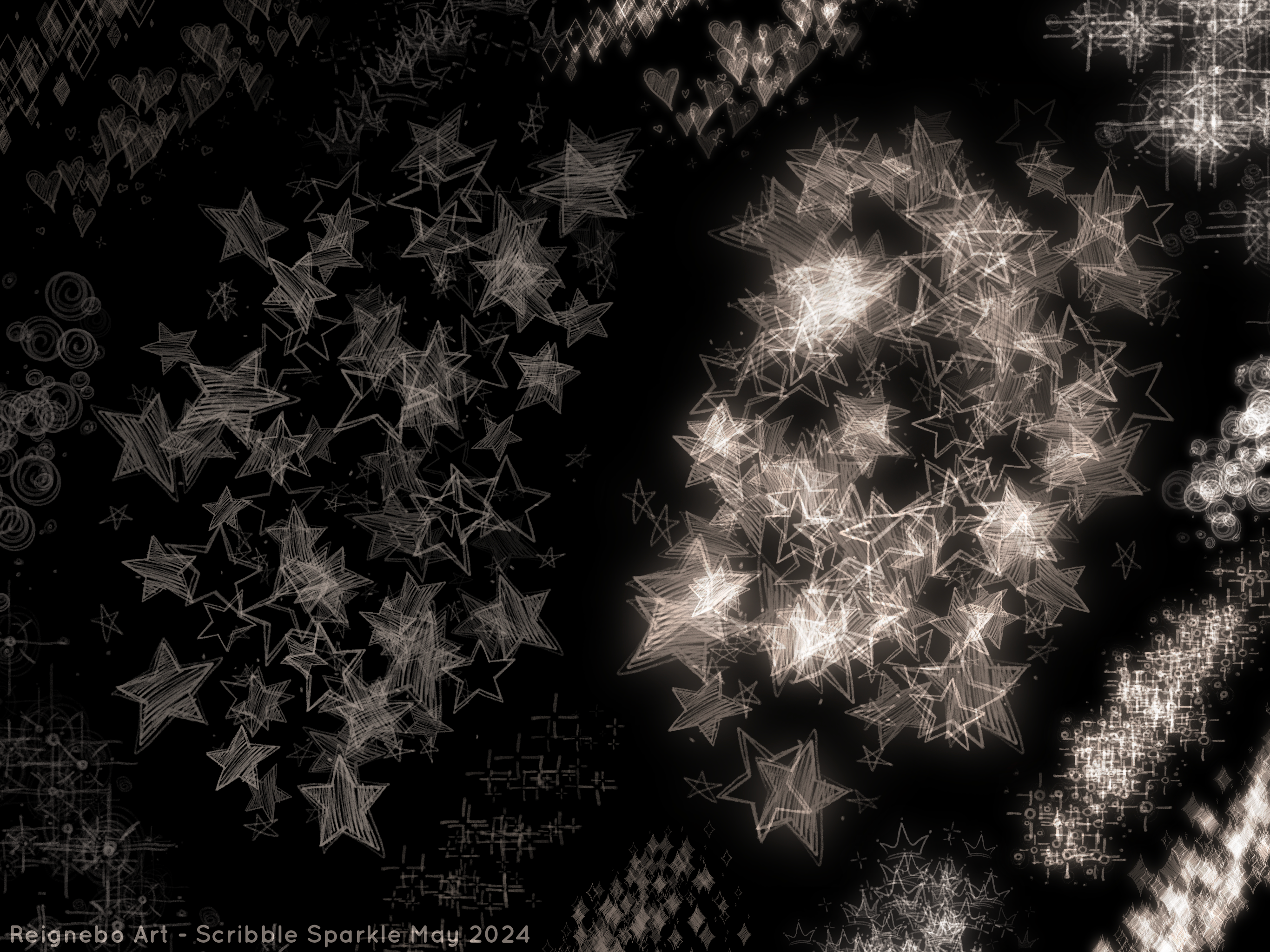 HQ Scribble Glitter Brushes ✦ Procreate