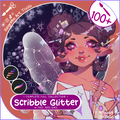 HQ Scribble Glitter Brushes ✦ Procreate
