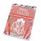 Mission Imagine: Hair Themed Interactive Sketchbook with 100 Art Prompts