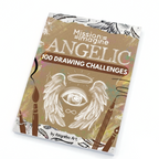Mission Imagine: Angel Themed Interactive Sketchbook with 100 Art Prompts