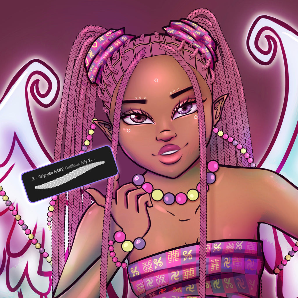 Toon Outline Hair Brushes, Braids, Curls, Locs & Coils • Photoshop, +
