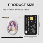 Fan Art: Frieren Holographic Oval Badge