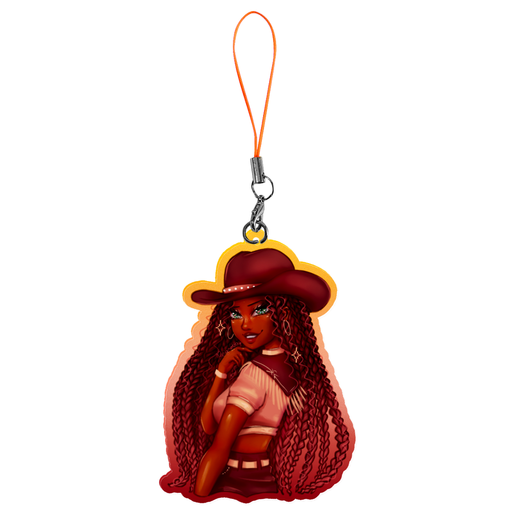 Shana Cowgirl Lanyard Charm