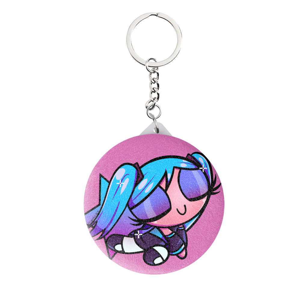 Fan Art: Power Puff Miku Plush Mirror Charm