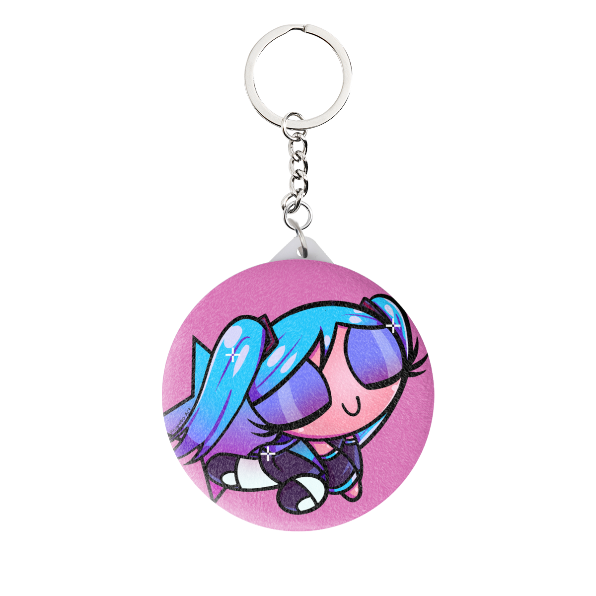 Fan Art: Power Puff Miku Plush Mirror Charm
