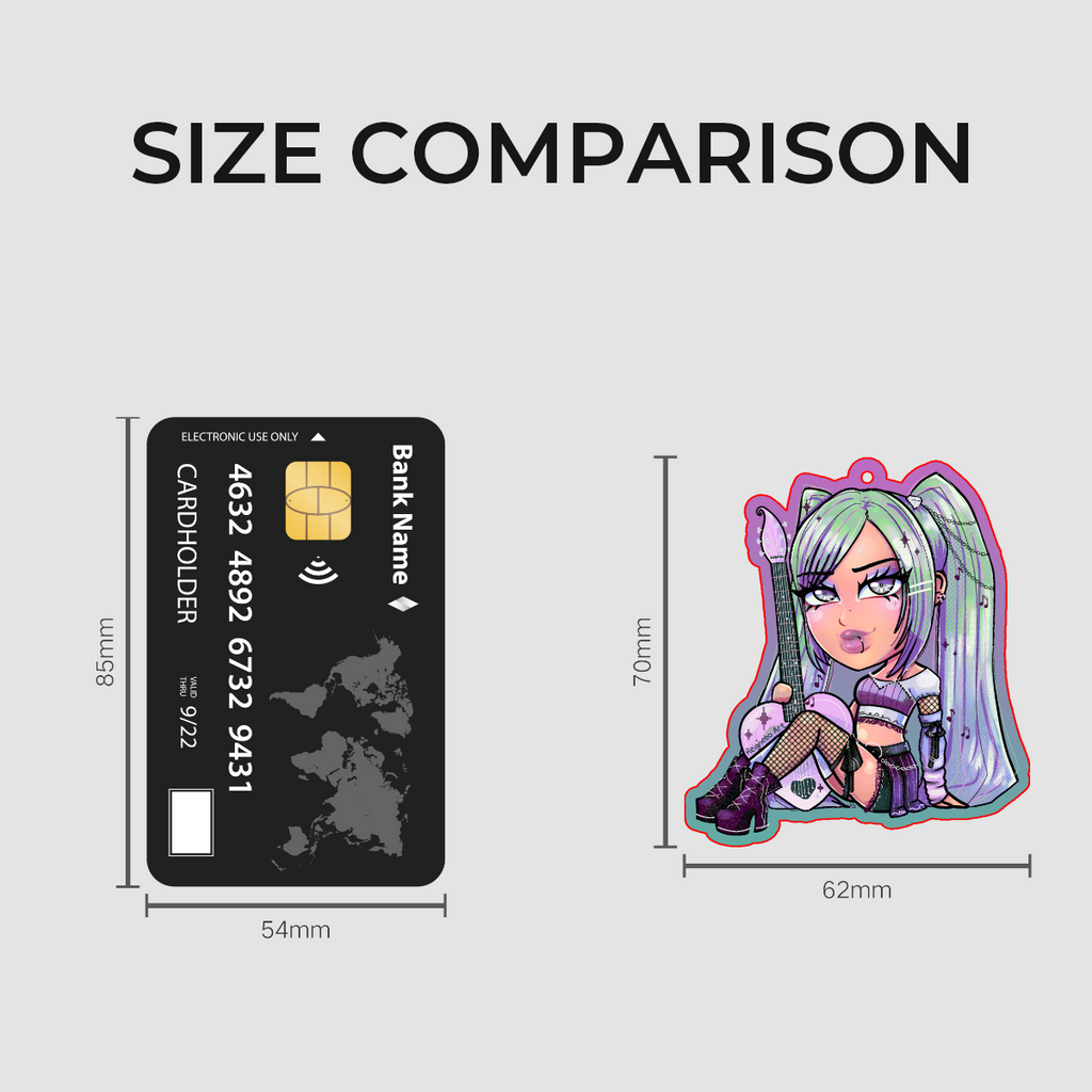 Fan Art: Miku Purple Diamond Charm