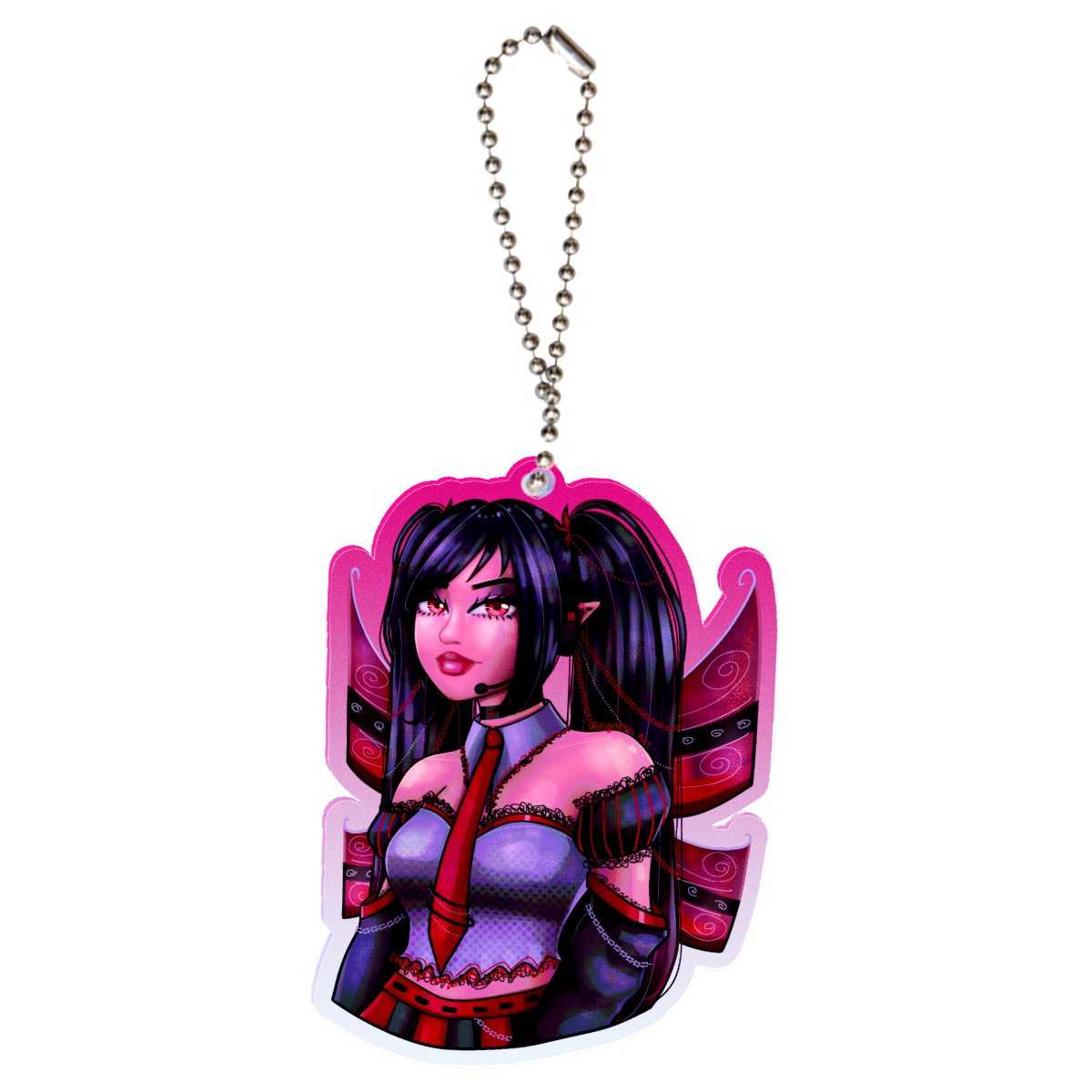 Fan Art: Dark Miku Fairy Bead Charm
