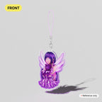 Fan Art: Purple Stocking Lanyard Charm