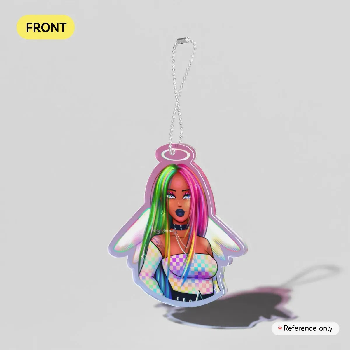 Colorful Angel Doll Bead Charm