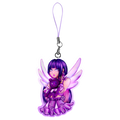 Fan Art: Purple Stocking Lanyard Charm