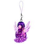 Fan Art: Purple Stocking Lanyard Charm