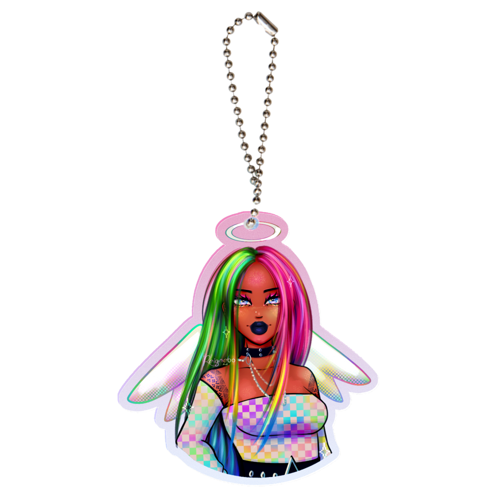 Colorful Angel Doll Bead Charm