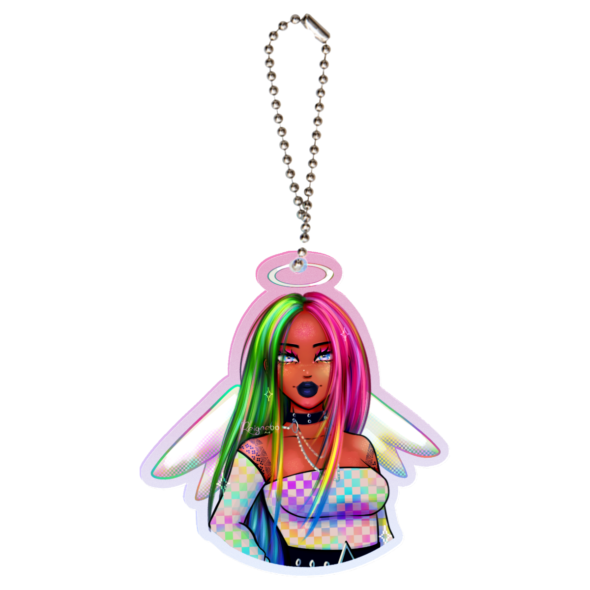 Colorful Angel Doll Bead Charm