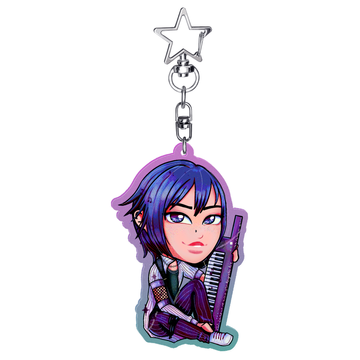 Fan Art: KAITO Purple Diamond Charm