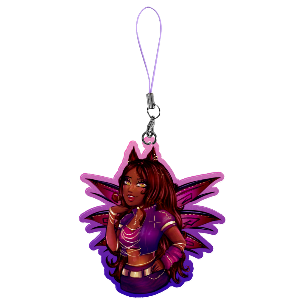 Fan Art: Clawdeen Wolf Fae Lanyard Charm