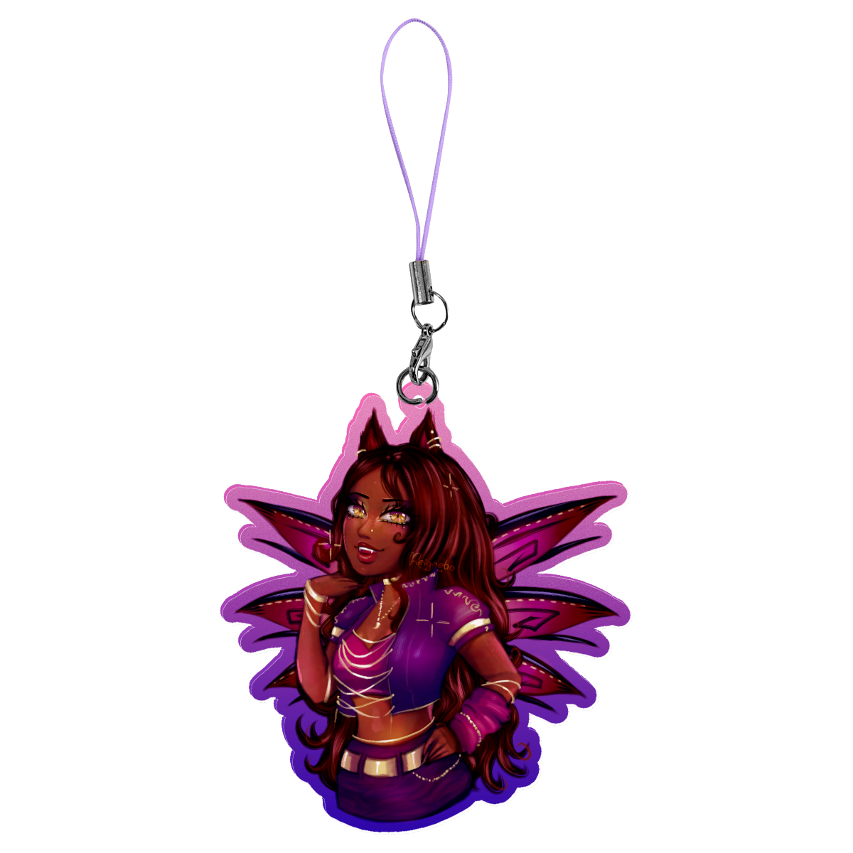 Fan Art: Clawdeen Wolf Fae Lanyard Charm
