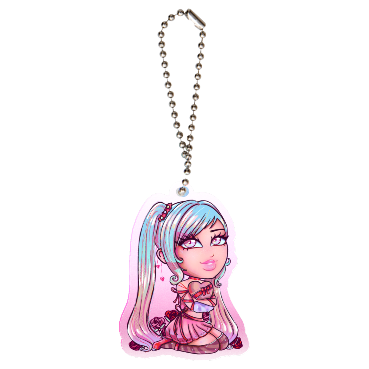 Fan Art: Valentine Girl Miku Bead Charm