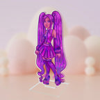 Fan Art: Grape Juice Miku Standee